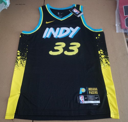 Maillot de Basket #33 Turner Indiana Pacers 23-24 city Imprimé